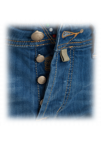 Medium blue 5-pocket jeans of the brand Jacob